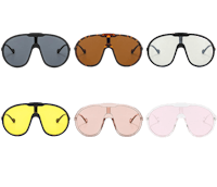 a group of sunglasses in different colors
