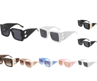 a variety of sunglasses in different colors